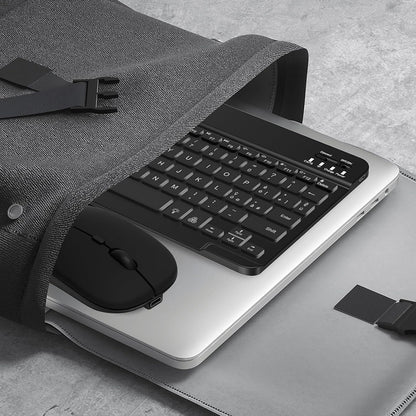 Wireless Tastatur-Maus-Set Techsuit AirCombo WKM1, BT / Wi-Fi, Schwarz
