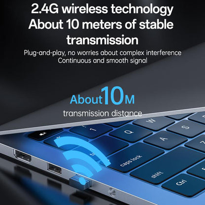 Wireless Tastatur und Maus Set Yesido KB43, Schwarz