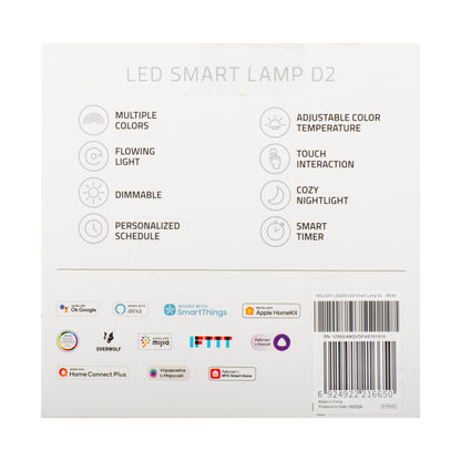 LED-Nachtlicht Yeelight D2 von Razer, Wi-Fi, 5W, 1700K - 6500K, 240lm, RGB, Weiß, Wiederverpackt YLCT01YL