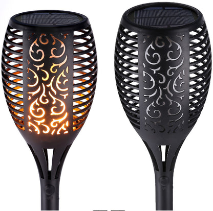 Forever Solarleuchte, 96 LED, 2800K, IP65, Schwarz