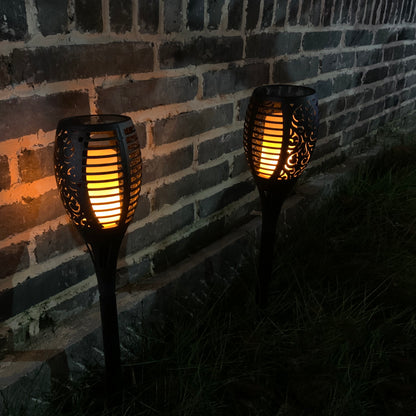 Forever Solarleuchte, 96 LED, 2800K, IP65, Schwarz