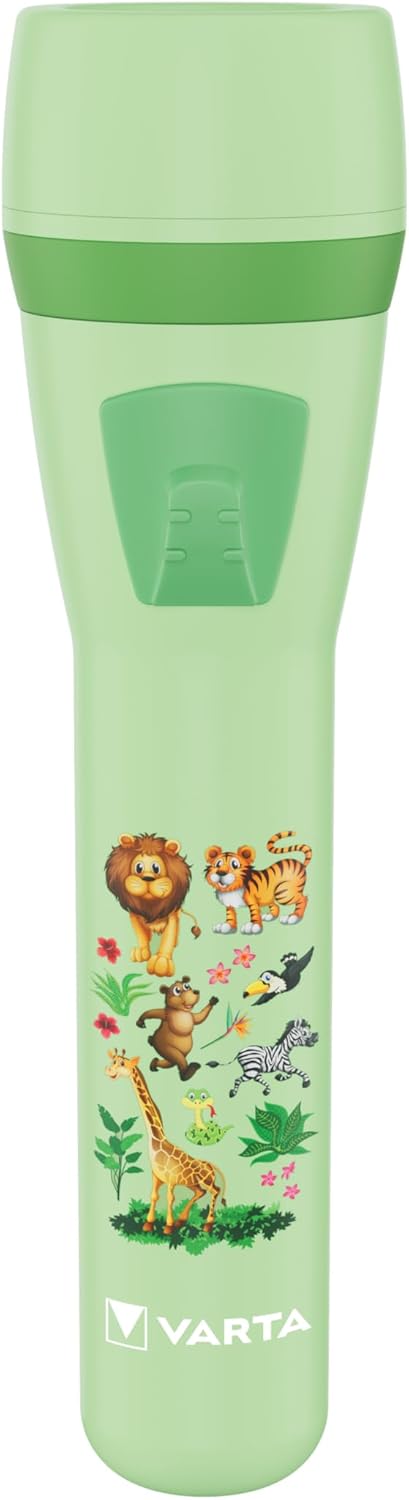 Varta Kids Flashlight LED Taschenlampe, 10lm, Grün