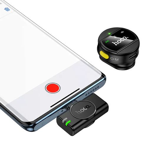 Lavaliermikrofon HOCO L21, USB-C, Schwarz