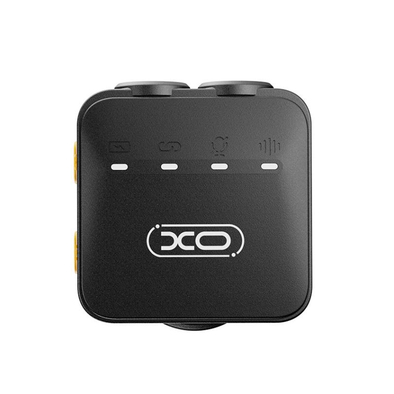 Lavaliermikrofon XO Design MC15 Dual, USB-C / Lightning, 2er-Set, Schwarz