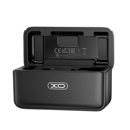 Lavaliermikrofon XO Design MC15 Dual, USB-C / Lightning, 2er-Set, Schwarz