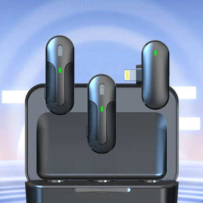 Lavaliermikrofon Yesido KR16, Lightning, Set 2 Stück, Schwarz