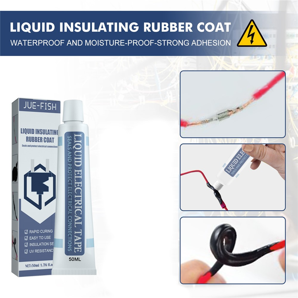 Cable / Route Insulation Liquid Jue-Fish, 50ml, White