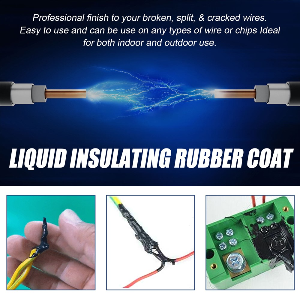 Cable / Route Insulation Liquid Jue-Fish, 50ml, Black