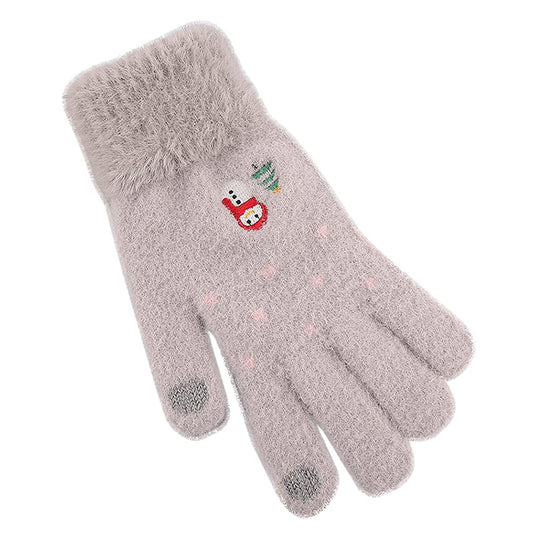 Damen Touchscreen Winterhandschuhe Techsuit ST0011, Größe 17cm, Grau