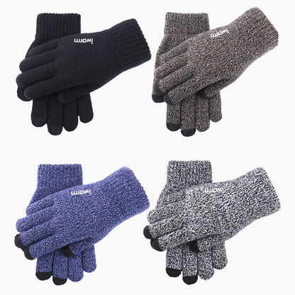 Winter-Touchscreen-Handschuhe Iwarm ST0018, Größe 23cm, Blau