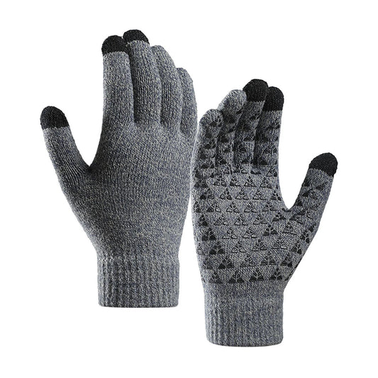 Iwarm ST0018 Winter Touchscreen Gloves, Size 23cm, Gray
