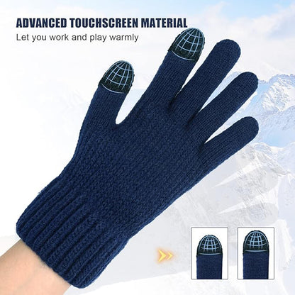 Unisex Techsuit ST0012 Winter Touchscreen Gloves, Size 22cm, Gray
