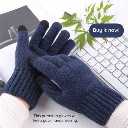 Unisex Winter-Touchscreen-Handschuhe Techsuit ST0012, Größe 22cm, Braun