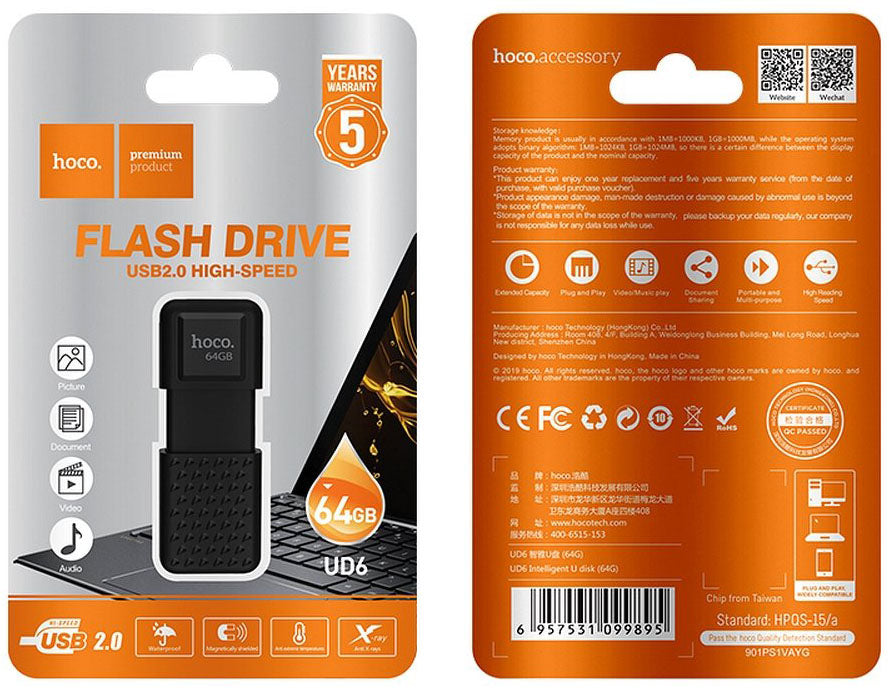 Externer Speicher HOCO Intelligent UD6, 64Gb