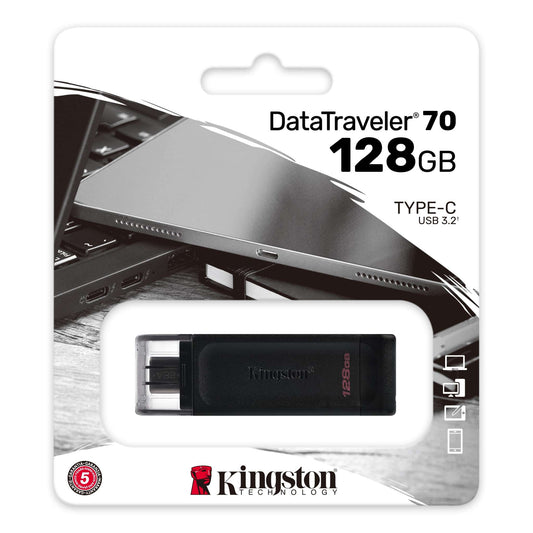 Externer Speicher USB-C Kingston DT70, 128 GB DT70/128 GB