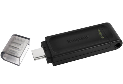 Kingston DT70 USB-C Externer Speicher, 64 GB DT70/64 GB