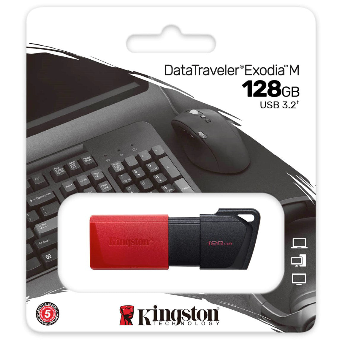 Externer Speicher USB-A 3.2 Kingston DT Exodia M, 128 GB DTXM/128 GB