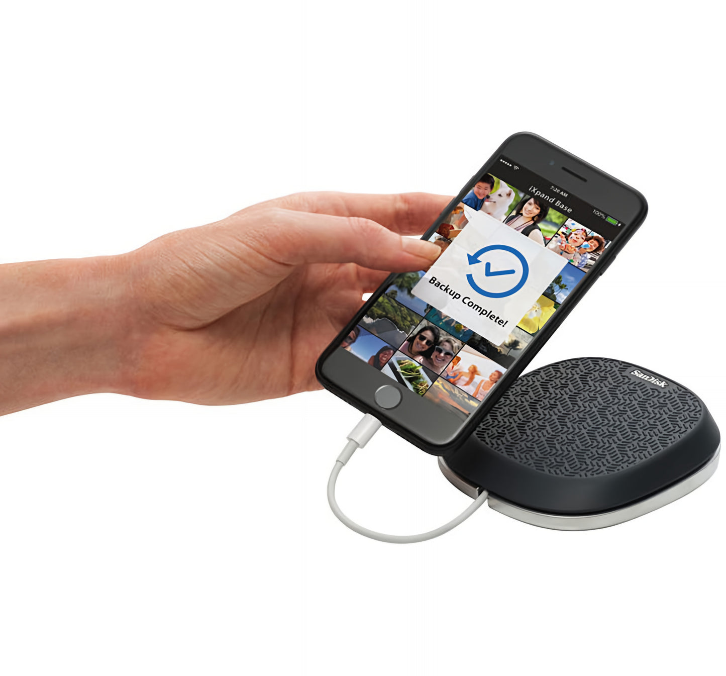 Externer Lightning-Speicher (Laden, Backup) SanDisk iXpand Base, 64Gb für Apple Lightning Series SDIB20N-064G-GN9KN