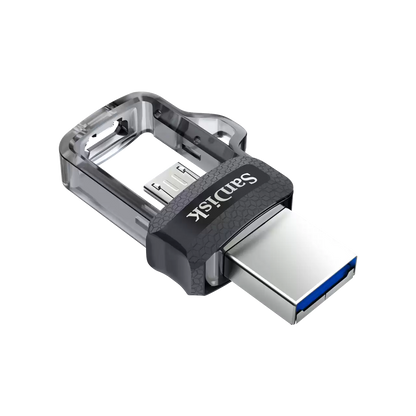 Externer Speicher USB-A 3.0 / microUSB SanDisk Ultra Dual Drive, 128Gb SDDD3-128G-G46