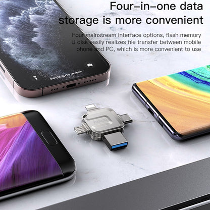 Externer Speicher USB-A 3.0 / Lightning / USB-C / microUSB Yesido FL15, 64Gb