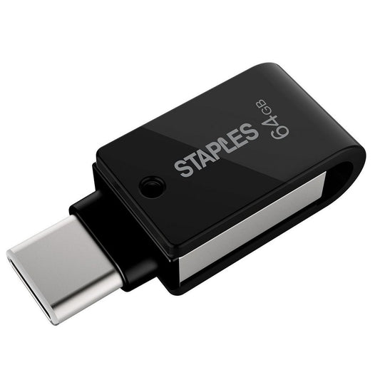 External Memory USB-A 3.1 / USB-C Staples K23, 64Gb EKMMD64GK233CST