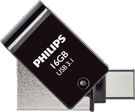 Externer Speicher USB-A 3.1 / USB-C Philips, 16GB FM16DC152B/00