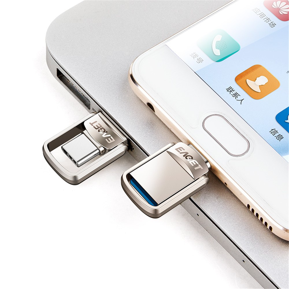External Memory USB-A 3.1 / USB-C Eaget CU20, 64Gb