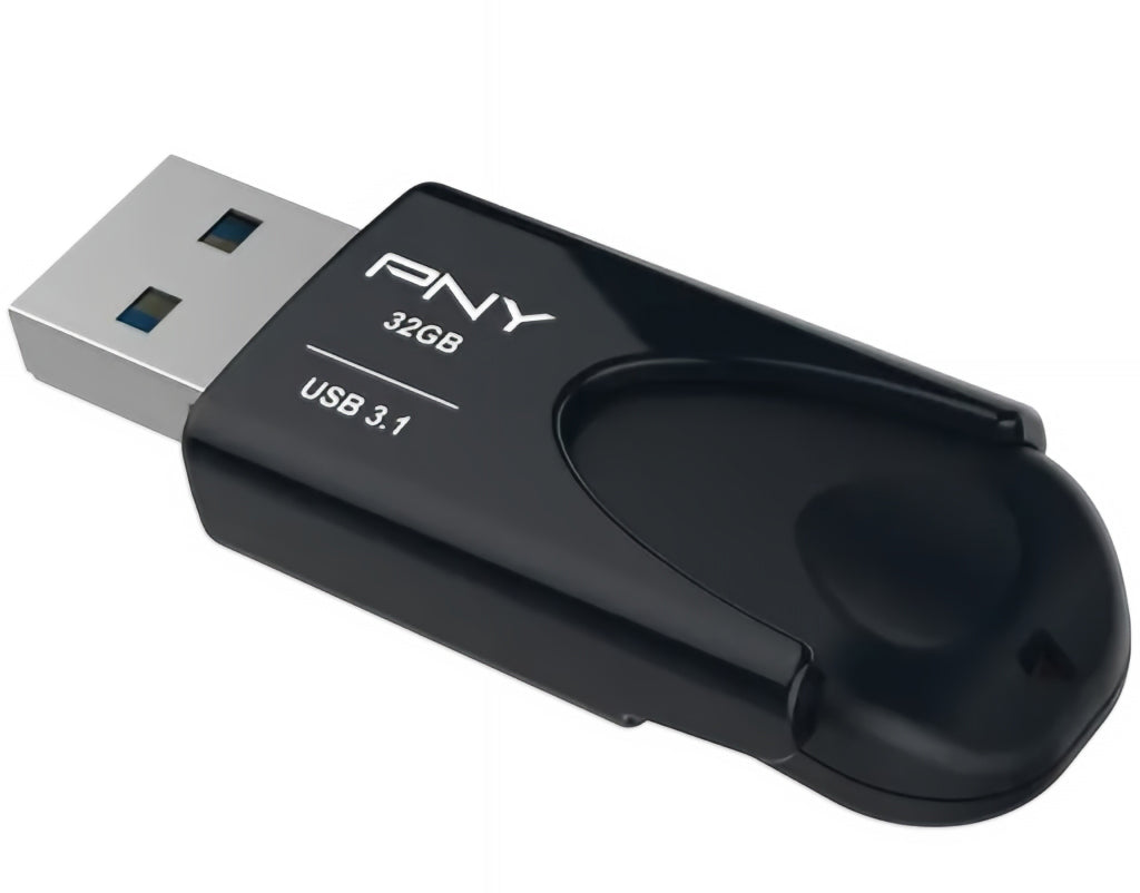 External USB-A 3.1 Memory PNY Attache 4, 32Gb FD32GATT431KK-EF