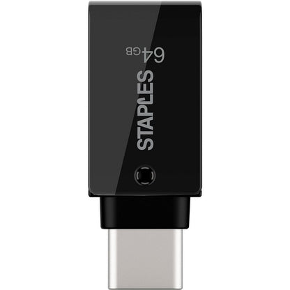 Externer Speicher USB-A 3.1 / USB-C Staples K23, 64Gb EKMMD64GK233CST