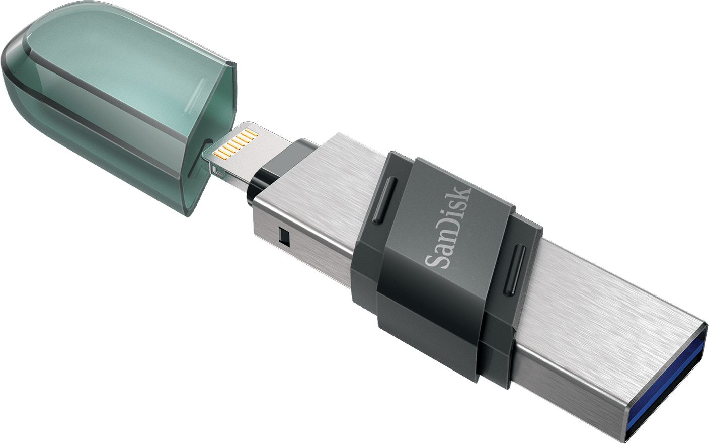 Externer Speicher USB-A 3.1 / Lightning SanDisk iXpand Flip, 64Gb SDIX90N-064G-GN6NN