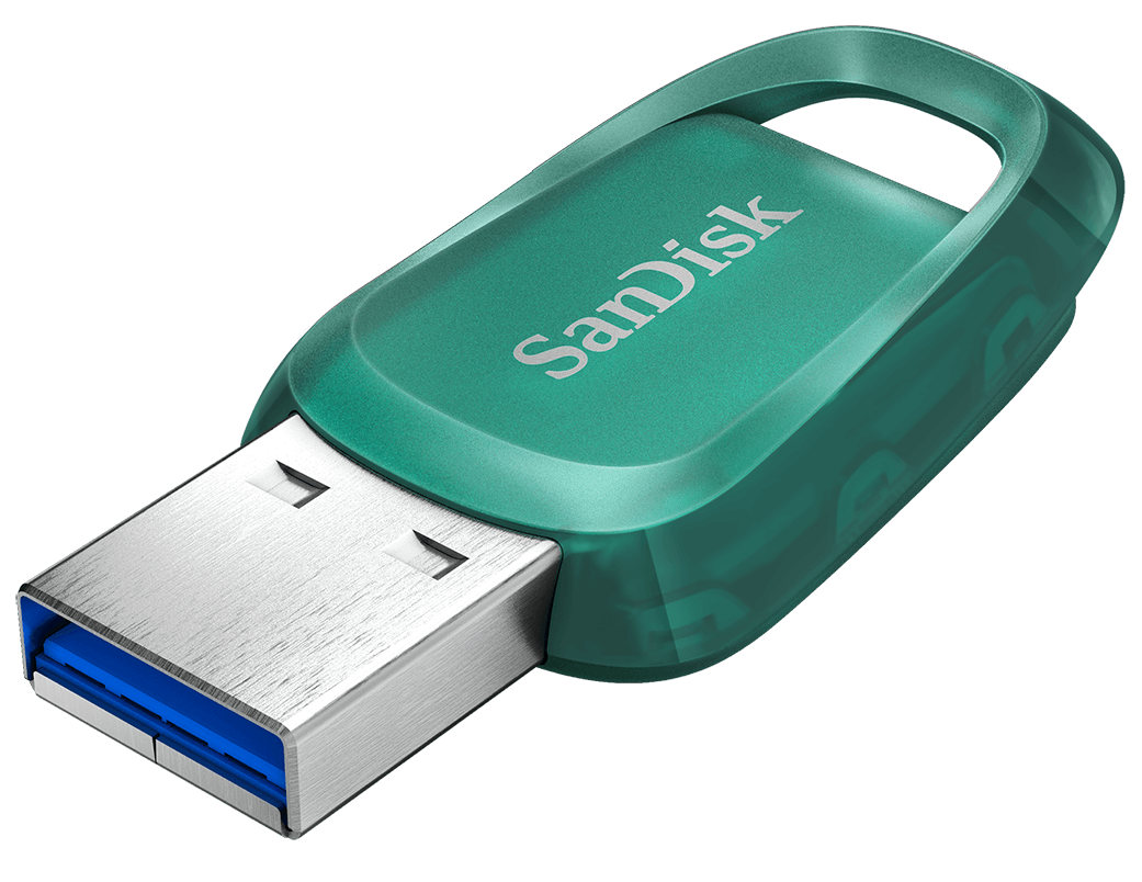 Externer USB-A 3.2 Speicher SanDisk Ultra Eco, 256Gb SDCZ96-256G-G46