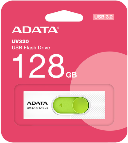 Externer Speicher USB-A 3.2 Adata UV320, 128GB AUV320-128G-RWHGN