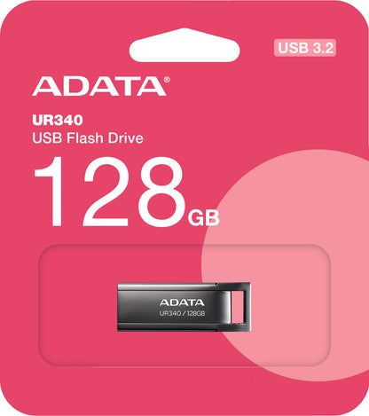 Externer Speicher USB-A 3.2 Adata UR340, 128 GB AROY-UR340-128GBK