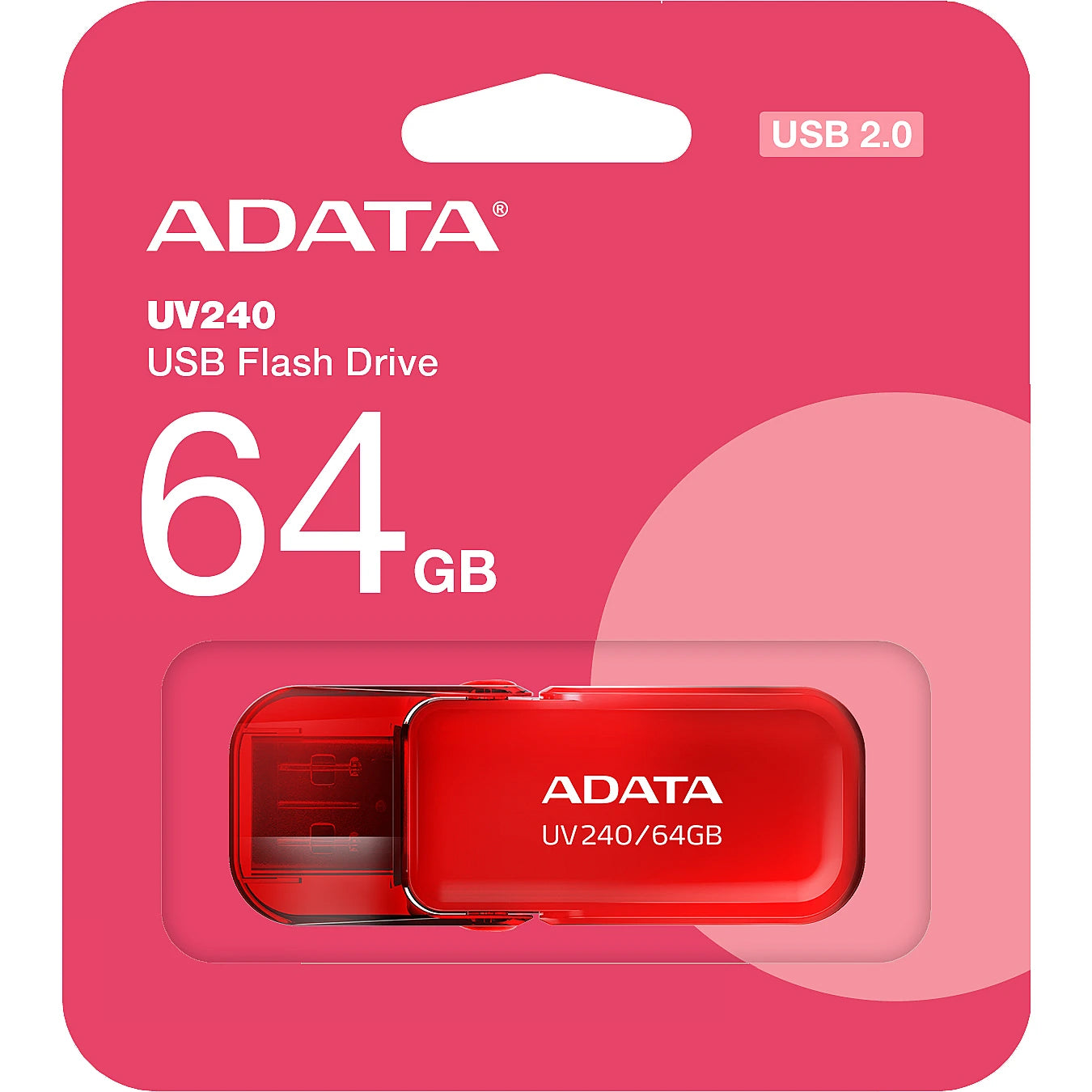 Externer Speicher USB-A Adata UV240, 64 GB AUV240-64G-RRD