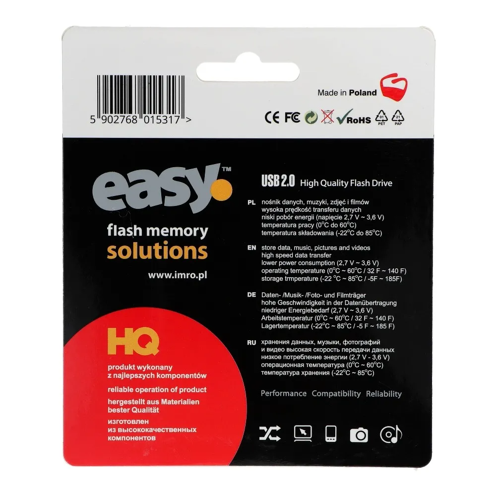 Externer USB-A Speicher Imro Easy, 128Gb