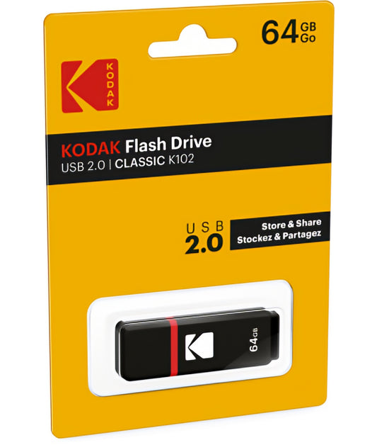 Externer USB-A Speicher Kodak K102, 64Gb EKMMD64GK102