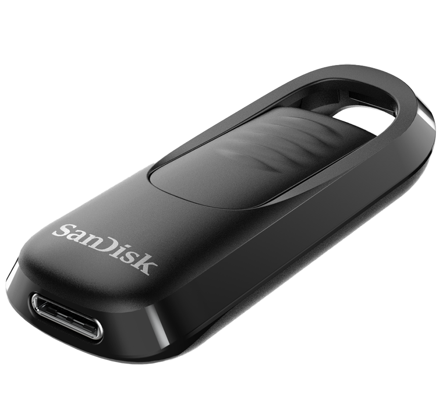 Externer USB-C Speicher SanDisk Ultra Slider, 128Gb SDCZ480-128G-G46