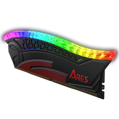 Dato Ares Armor RAM Memory, DDR4, RGB, 8GB, 3200MHz, CL16, Black