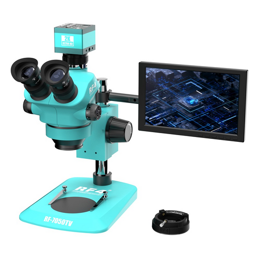 Mikroskop mit Monitor und Kamera RF4 RF-7050TV + 2KC2PRO + S010