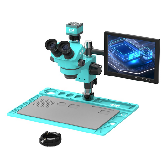 Mikroskop mit Monitor und Kamera RF4 RF-7050TVD2 + 2KC2PRO + S010