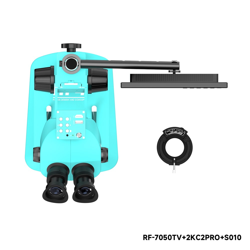 Mikroskop mit Monitor und Kamera RF4 RF-7050TV + 2KC2PRO + S010