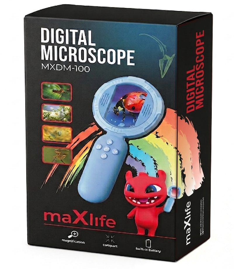 MaXlife MXDM-100 Microscope, Blue