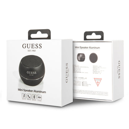 Tragbarer Bluetooth-Lautsprecher Guess, 3W, Schwarz