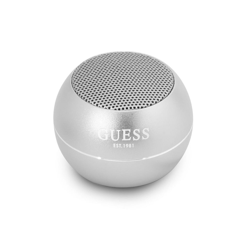 Tragbarer Bluetooth-Lautsprecher Guess, 3W, Silber