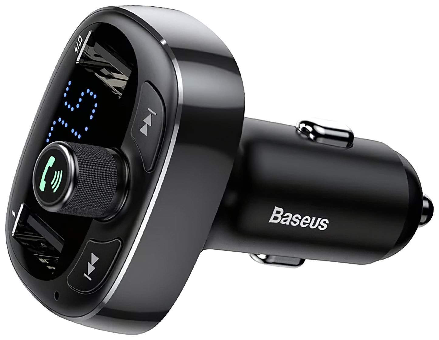 Baseus S-09 Bluetooth FM-Modulator, 2 x USB-A – 1 x microSD