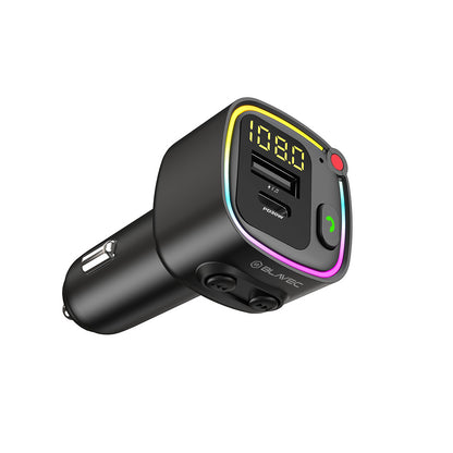 FM Bluetooth Modulator Blavec Flash TR-02, 1 x USB-A - 1 x USB-C