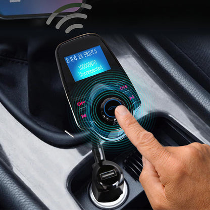 FM Bluetooth Modulator Techsuit MFM4, 1 x USB-A - 1 x 3,5mm - 1 x microSD, Schwarz