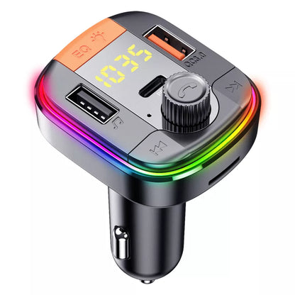 FM Bluetooth Modulator Yesido Y45, 2 x USB-A - 1 x USB-C - 1 x microSD