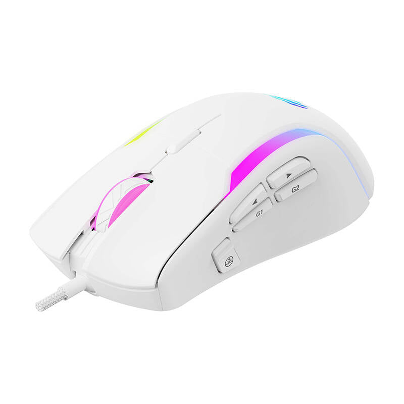 Gaming-Maus Wired USB HAVIT MS1033, RGB, 800DPI - 8000DPI, Weiß