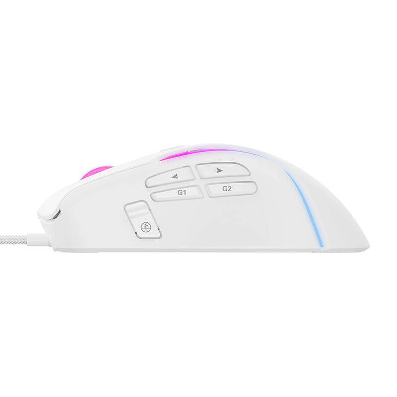Gaming-Maus Wired USB HAVIT MS1033, RGB, 800DPI - 8000DPI, Weiß